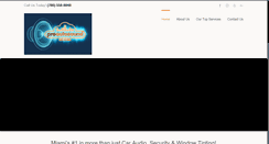 Desktop Screenshot of proautosoundmiami.com